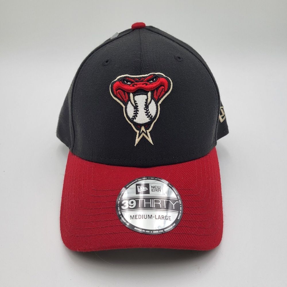 Arizona Diamondbacks Medium-Large New Era 39THIRTY‎ Fitted Black Hat